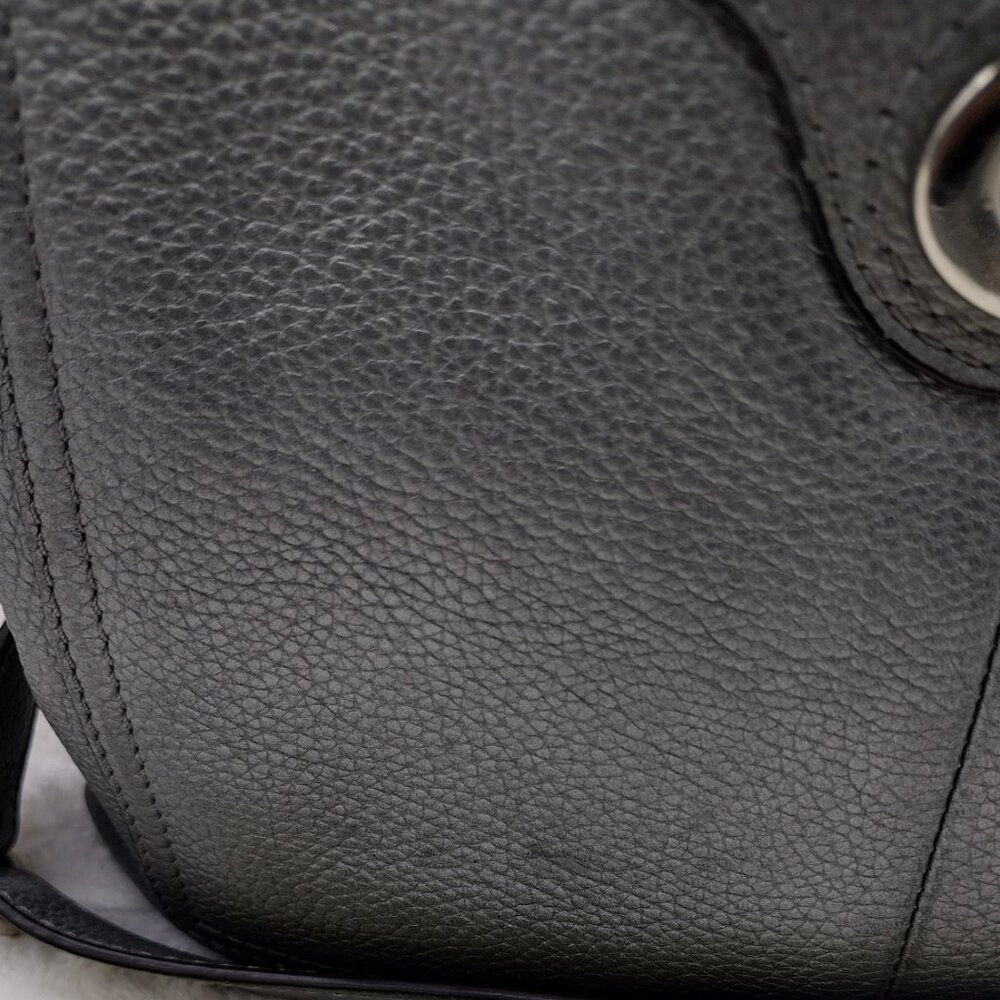Coach Penelope Slim Crossbody Shoulder Bag Metallic Gray Leather H1168-F16533 - Picture 6 of 11